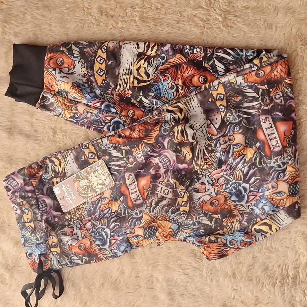 Ed Hardy Multicolor Graphic Kids Joggers - Picture 3 of 3